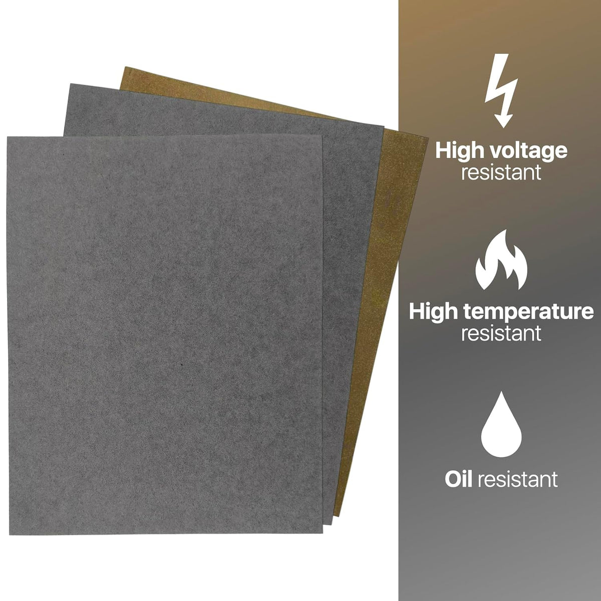 Strongthium 3 Pcs Non Asbestos + Cork Rubber Gasket