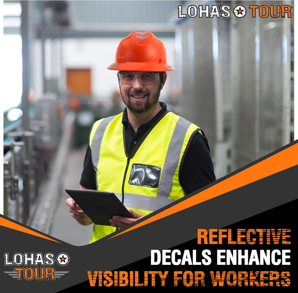 Full Brim Hard Hat Safety Helmet Vented ANSI Z89.1 Approved OSHA Hard Hats Construction Men Women Adult