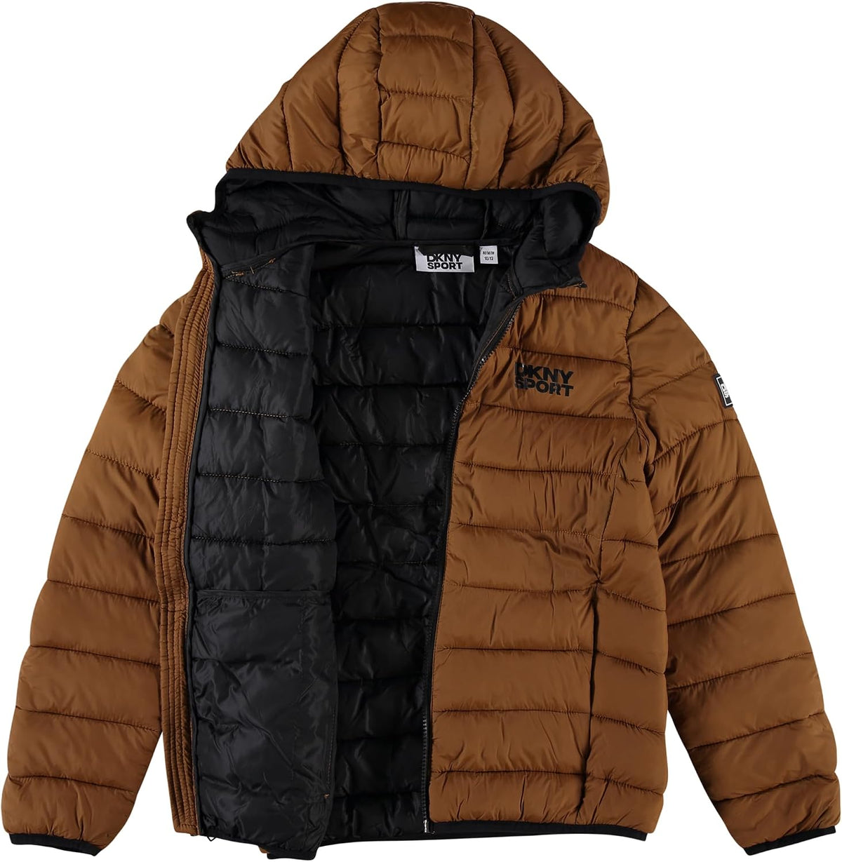 DKNY Boys Winter Jacket, Midweight Puffer Coat, Weather Resistant, Hooded | Insulated Bubble Warmth, Weather