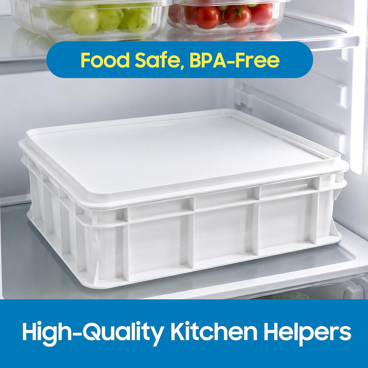 Pizza Dough Proofing Box, Commercial Food Grade Bread Proofing Container