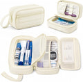 Insulin Cooler Travel Case, Puffy Diabetes Supplies Bag with Insulated Cooling Compartment, Double Layer Diabetic