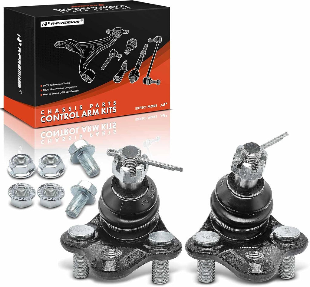 A-Premium 2-Pack Front Lower Ball Joint, Compatible with Toyota