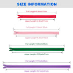 200 Pcs Nylon Invisible Zippers, 25 Assorted Colors