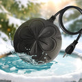110W Bird Bath Heater for Outdoors in Winter, Submergible Cast Aluminum Chicken Water Heater with Thermostatically