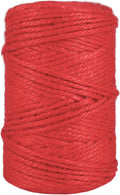 3mm Red Twine, 328Ft Thick Jute String for Crafts