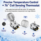 800366 Refrigerator Thermostat Compatible with True TSSU TPP TD TBB GDM