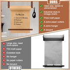 11.8" Kraft Wall Mounted Butcher Paper Roll Holder Dispenser