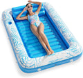 Inflatable Tanning Pool Lounger Float - Jasonwell 4 in 1 Sun Tan Tub Sunbathing Pool Lounge Raft Floatie Toys Water