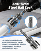 AEXENGONIC 3PCS Pipe Tapping and Threading Tool, 1/2" 3/4" 1" Threading Kit