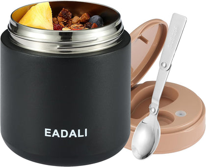 15.2oz Kids Food Jar for Hot Food – Vacuum Insulated Lunch Container with 316 Stainless Steel Interior, Leakproof
