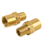 Inert Arc Adapters, 2 Pack, 1/4" (NPT) Thread Brass Argon Hose Fittings