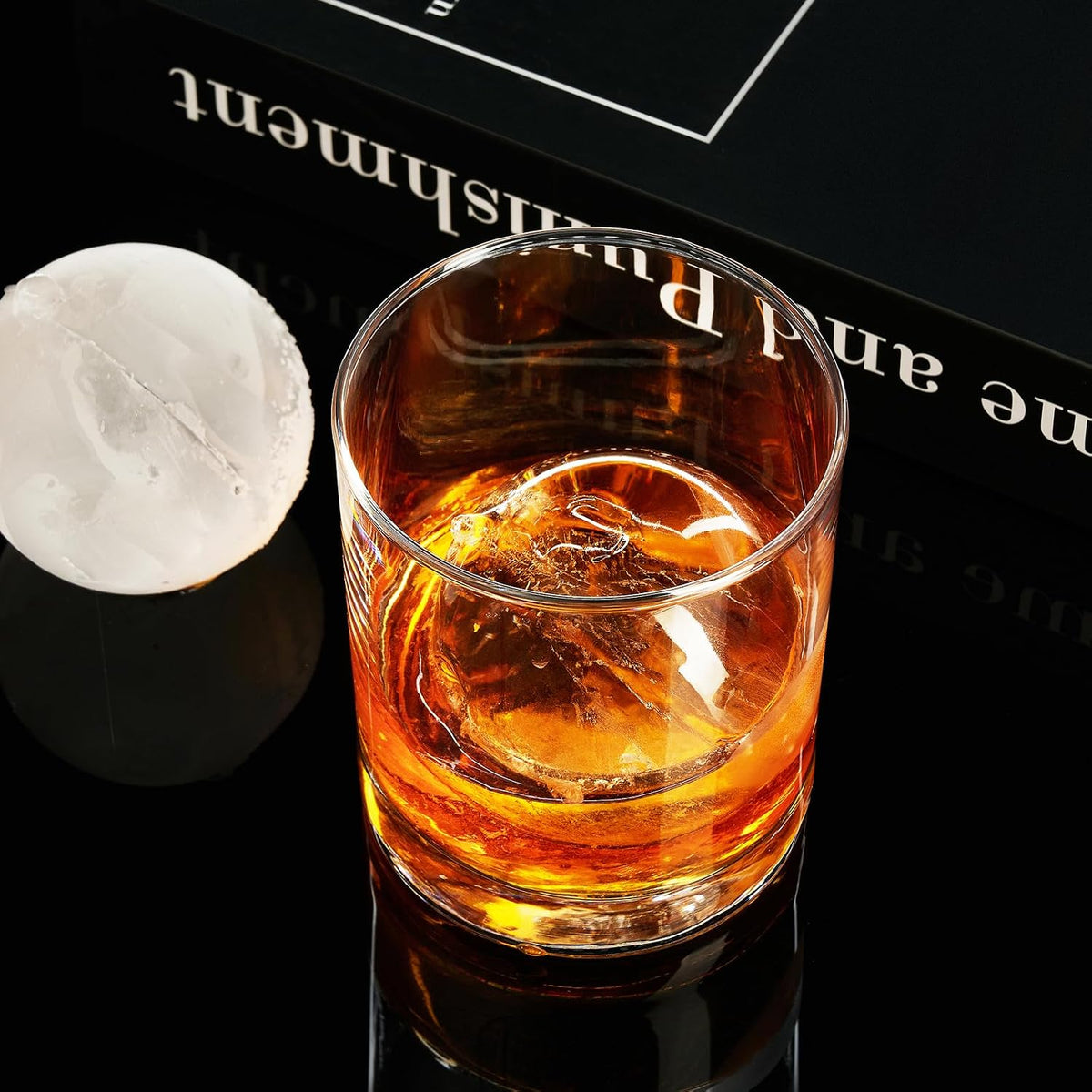 10OZ Whiskey Glasses Set of 2, Old Fashioned Glass for Party