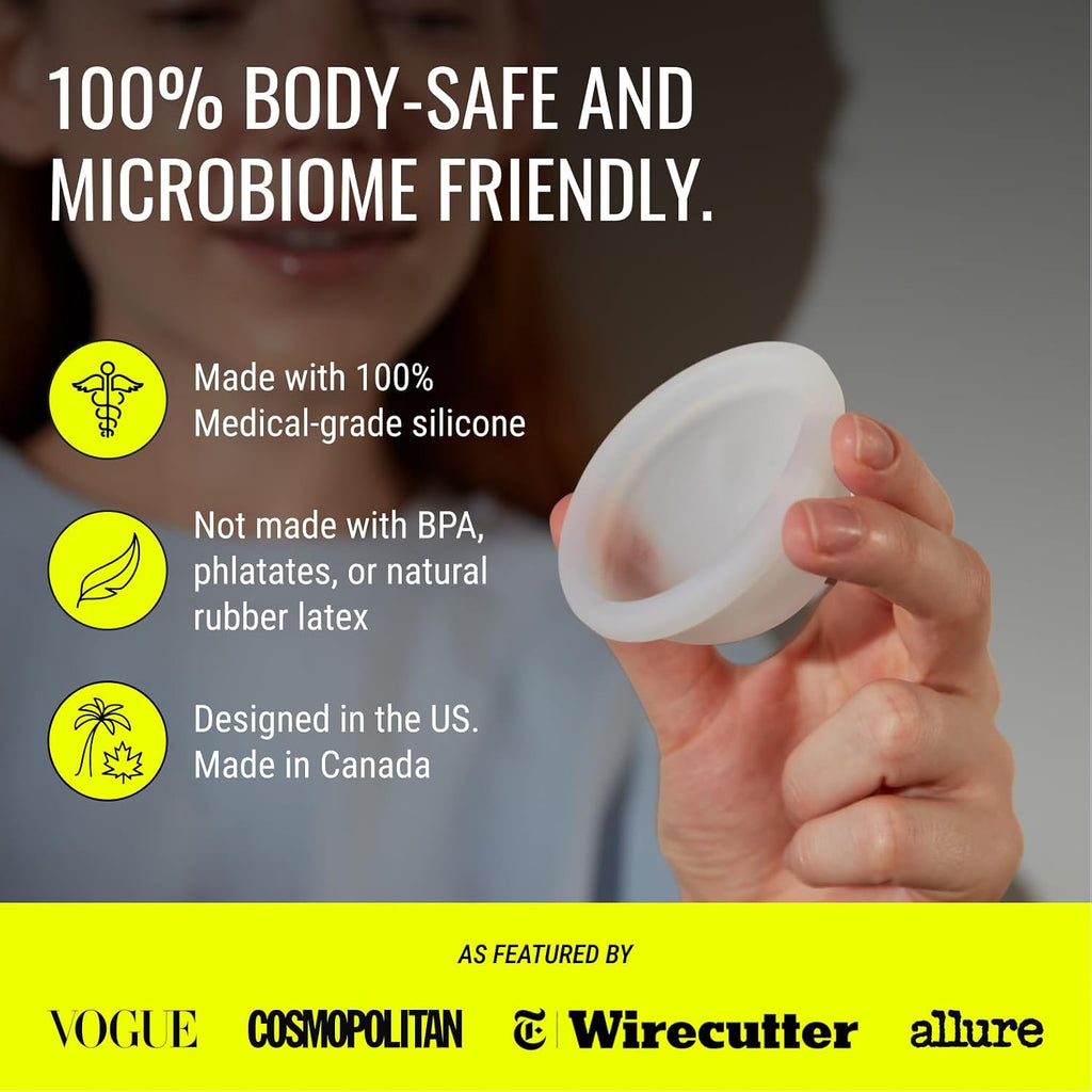 Reusable Disc | Reusable Menstrual Disc | Tampon, Pad and Cup Alternative | Capacity of 6 Super Tampons | Lasts for