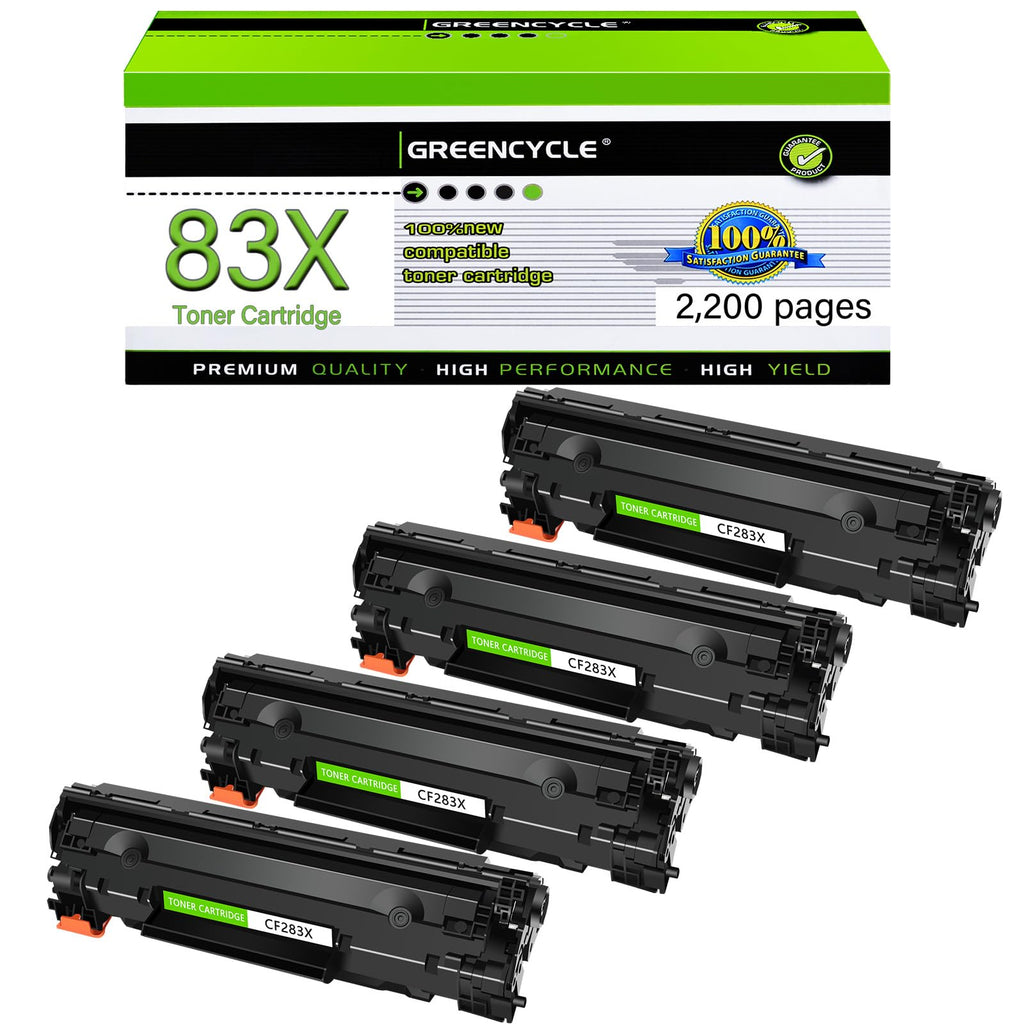83X Black Toner Cartridge Compatible Replacement for HP CF283X