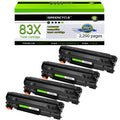 83X Black Toner Cartridge Compatible Replacement for HP CF283X