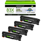83X Black Toner Cartridge Compatible Replacement for HP CF283X