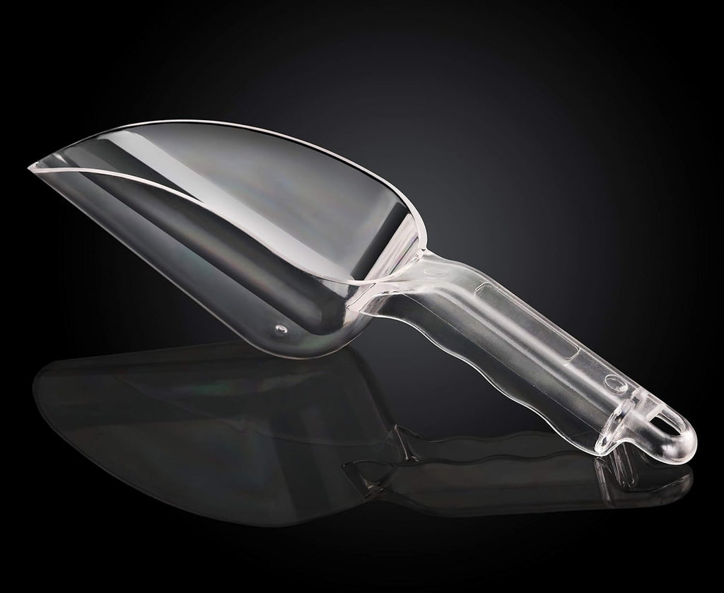 Polycarbonate Plastic Utility Ice Scoop, Clear, 12 oz
