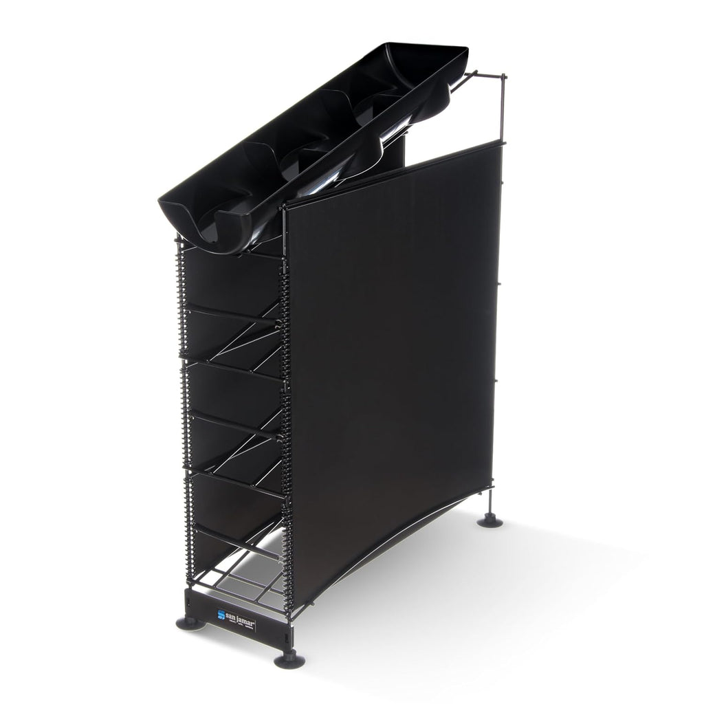 4-Tier Countertop Three-Cup Dispenser with Adjustable Coils