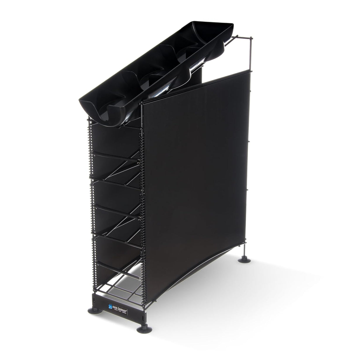 4-Tier Countertop Three-Cup Dispenser with Adjustable Coils