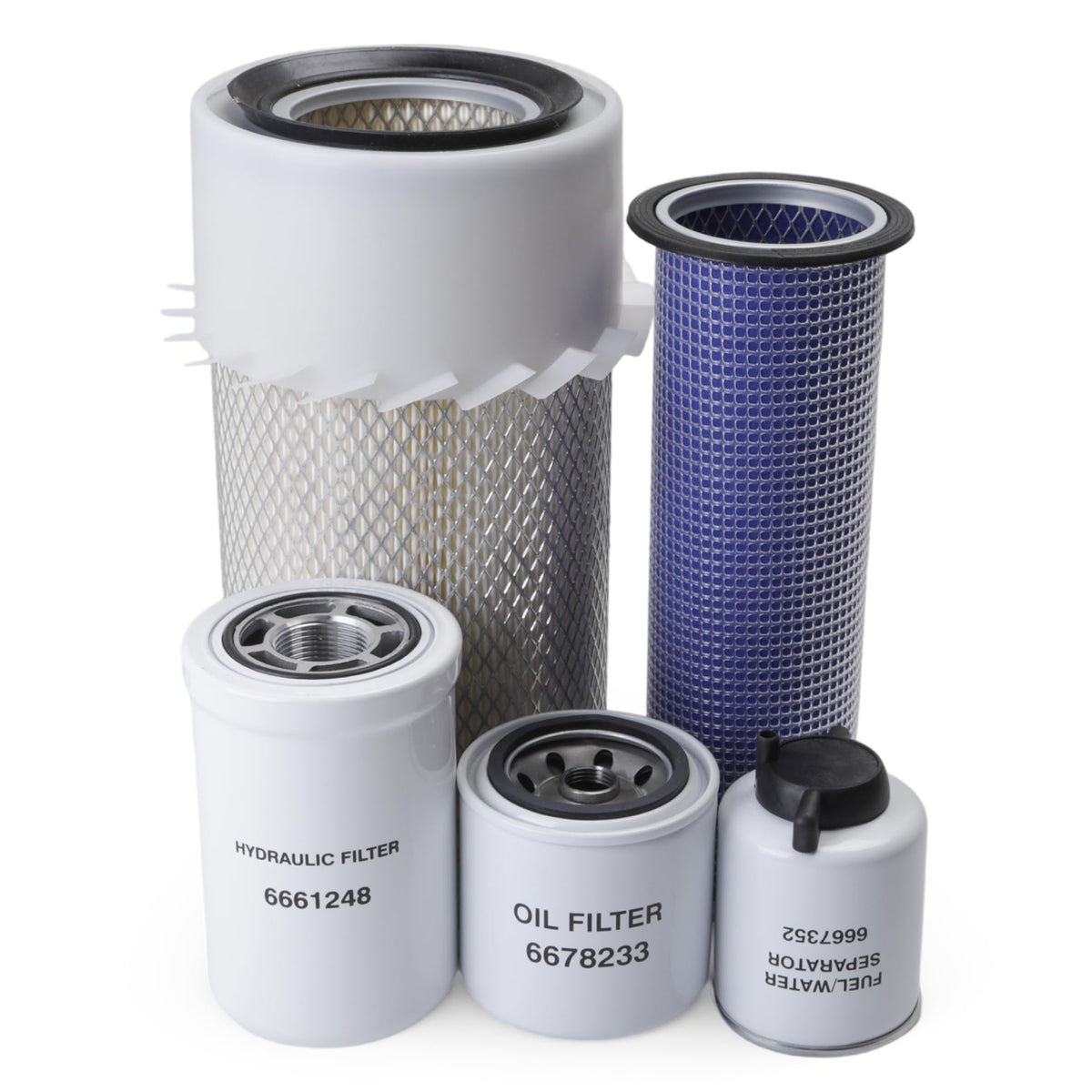 5Pcs Hydraulic Maintenance Filters Kit Fit for Bobcat Skid Steer Loader