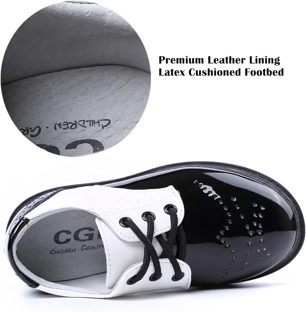 Children's Boy's Girl's Lace-Up School Uniform Shoes Comfort Oxford Dress Shoes (Toddler/Little Kid/Big Kid)