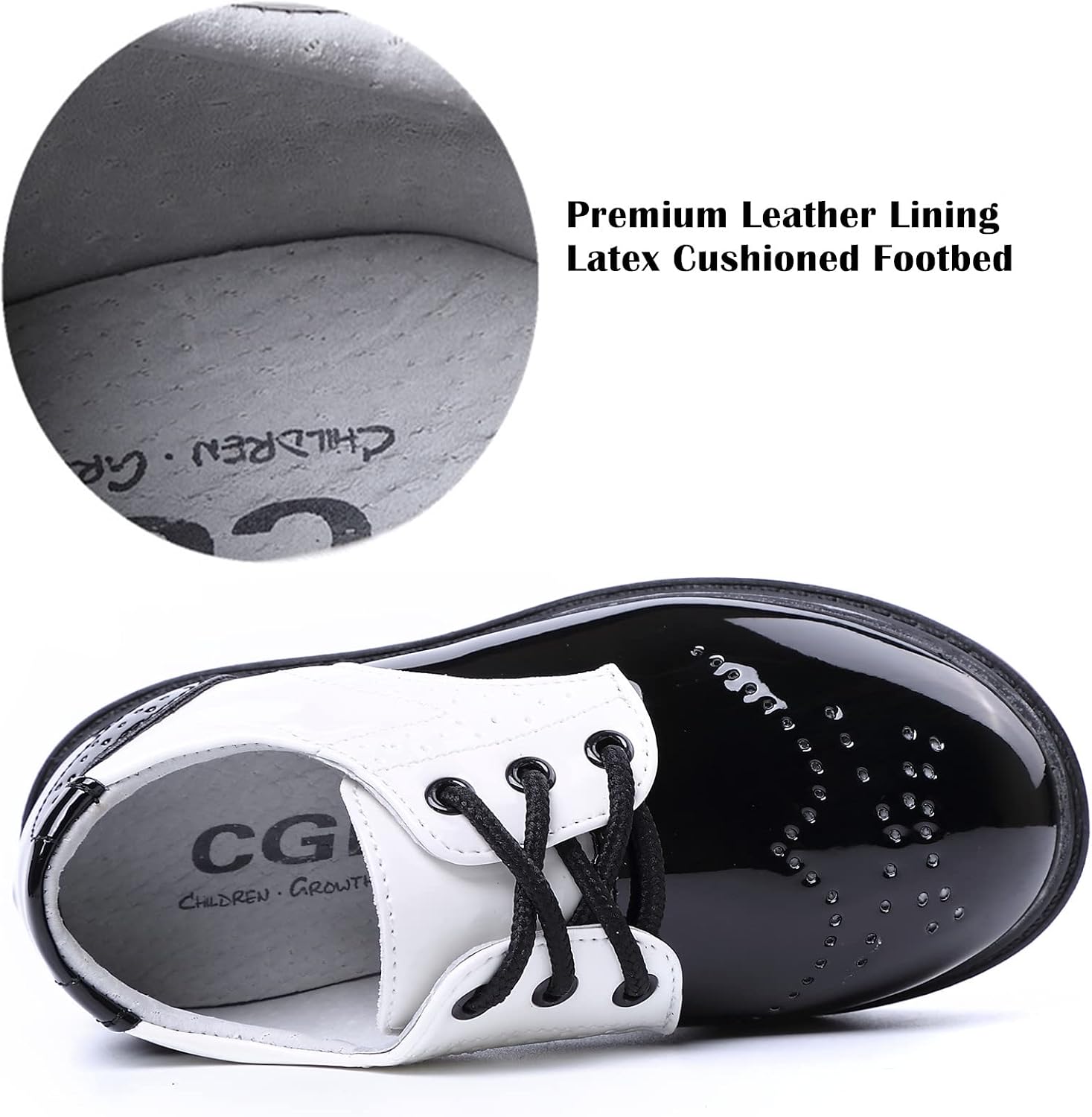 Children's Boy's Girl's Lace-Up School Uniform Shoes Comfort Oxford Dress Shoes (Toddler/Little Kid/Big Kid)