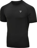 Rash Guard BJJ, Compression Base Layer Top Quick Cool Dry Wetsuit Swimming Vest Men, Surfing MMA Running Cycling