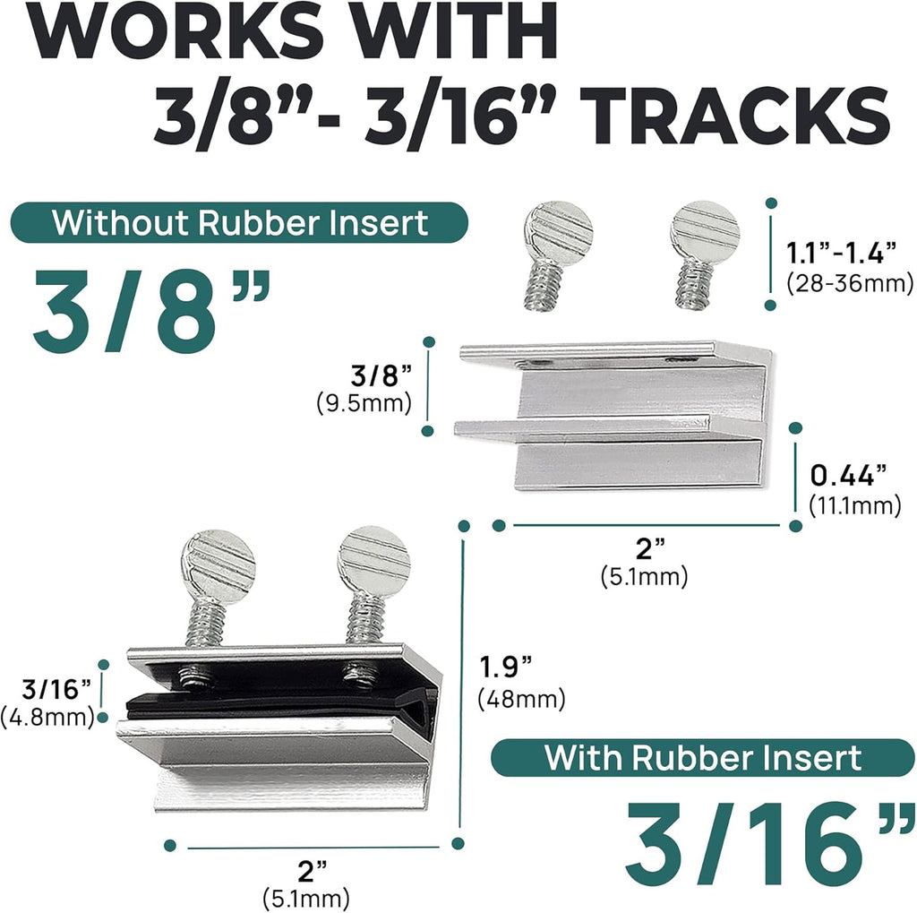 Window Locks, 10 Pack for Vertical and Horizontal Windows, Sliding Window Locks, Adjustable Aluminum Stoppers