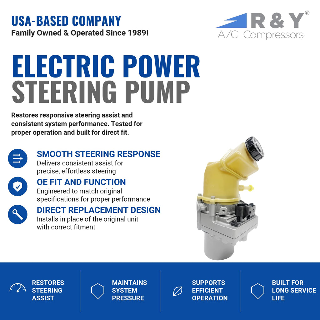 RYC Automotive Electric Power Steering Pump AD-0116E
