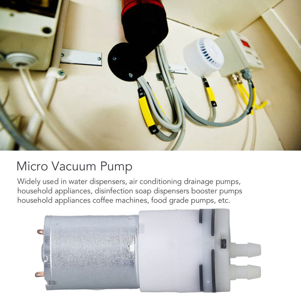 Lilywin DC 12V Mini Air Pump, 370A Micro Vacuum Pump
