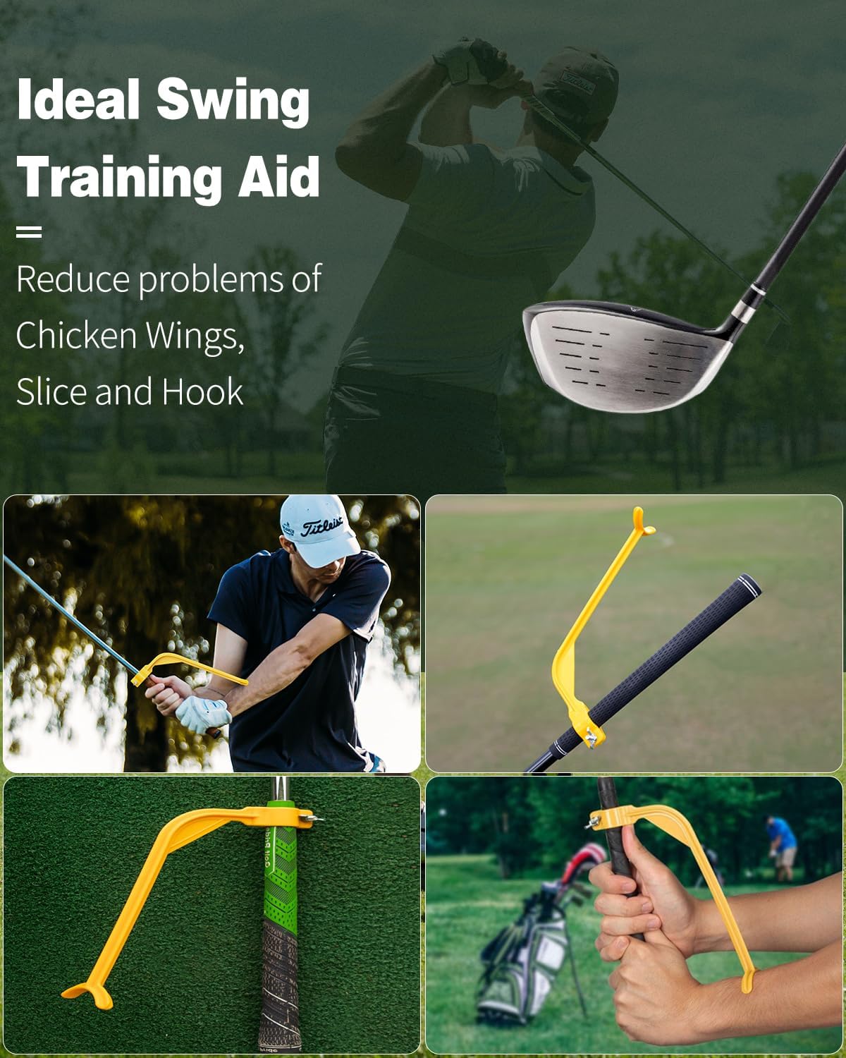 Golf Wrist Hinge Training Aid Swing Correcting Trainer Tool | Yellow Black Red, Arm Elbow Posture Trainer