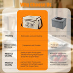 Bread Proofing Box, Dough Proofer 50-113°F Temp Precise Control & 48H Timer