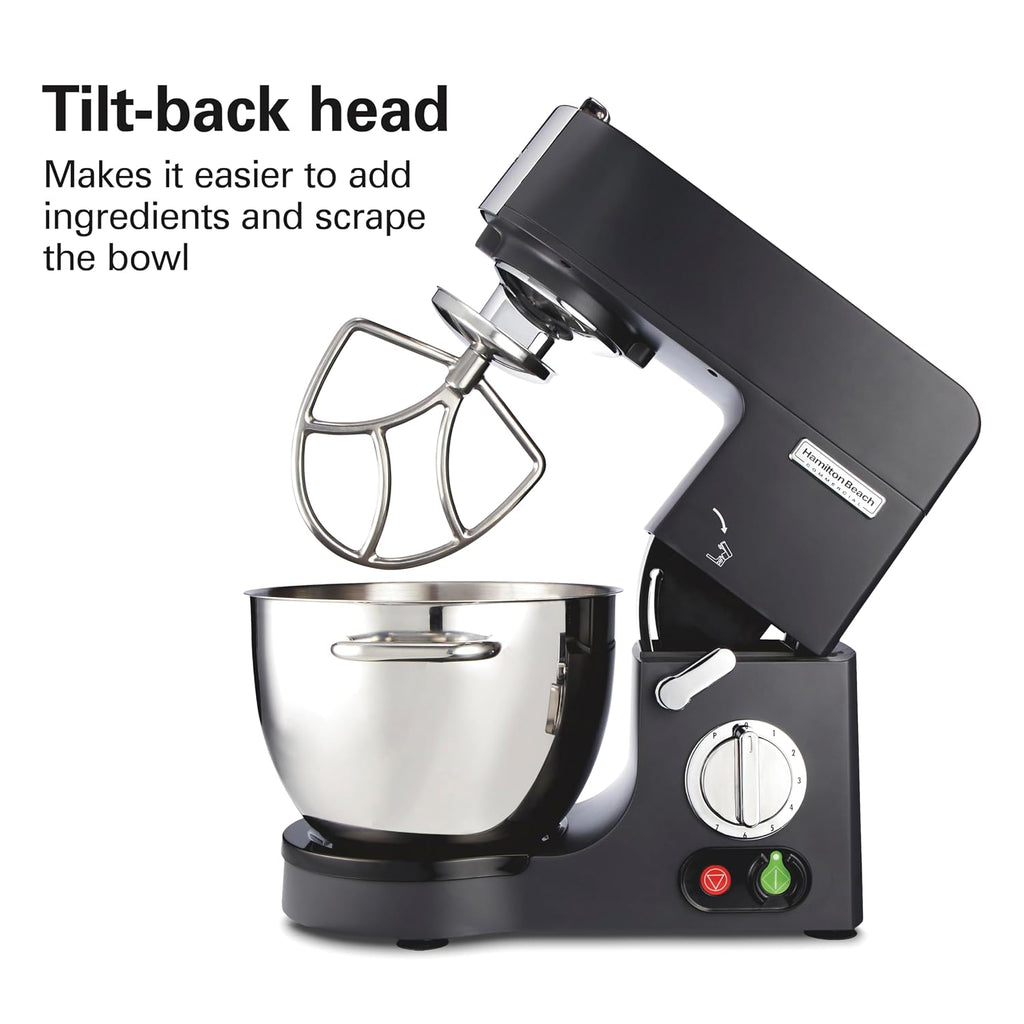 CPM800 8 Quart Stand Mixer, Die-Cast Aluminum, Black