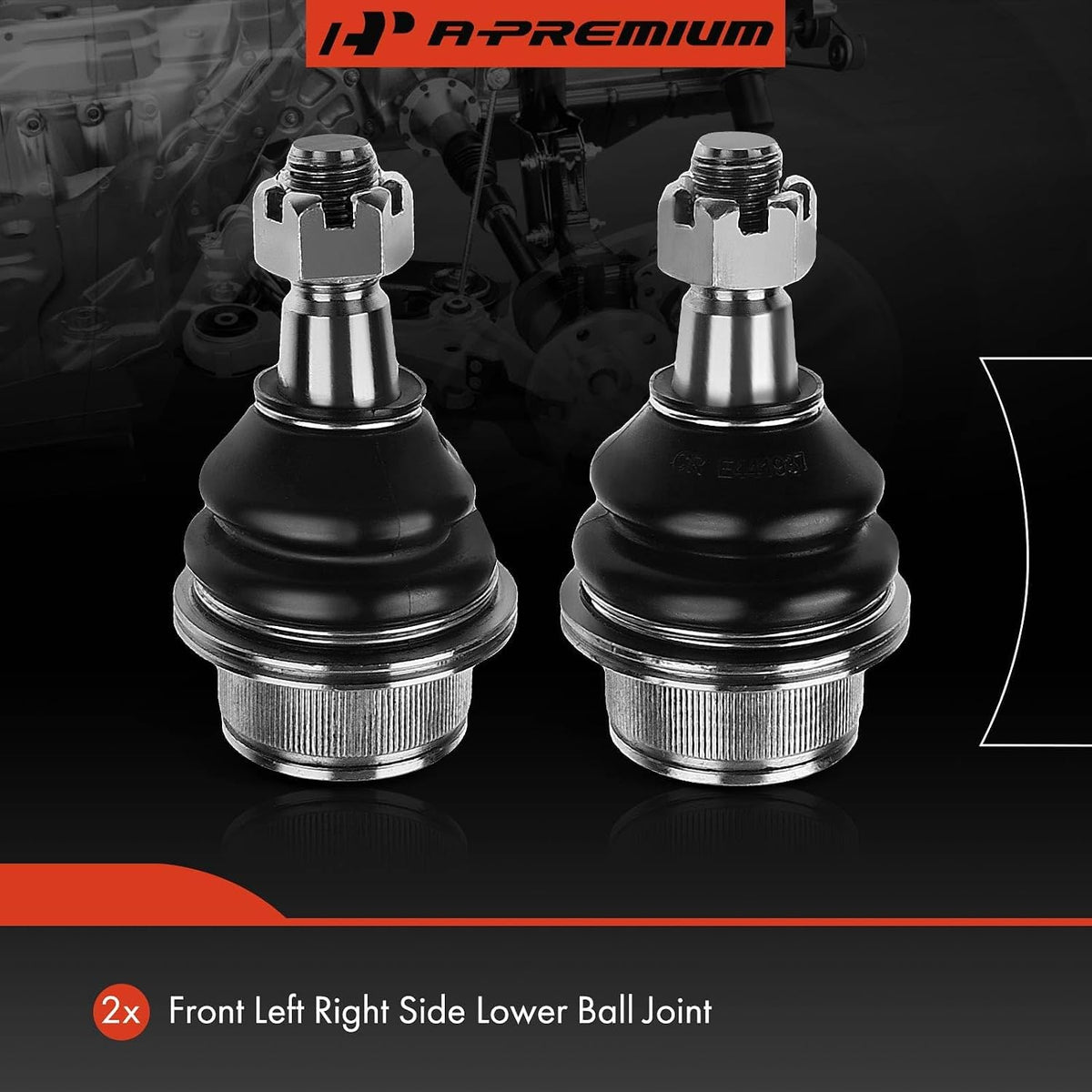 A-Premium 2-Pack Front Lower Ball Joint, Compatible with Chevy, GMC