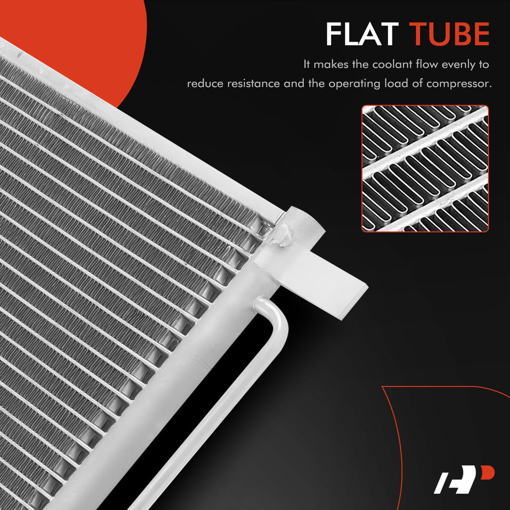 A-Premium Air Conditioning Condenser Compatible with Chevrolet & Saturn