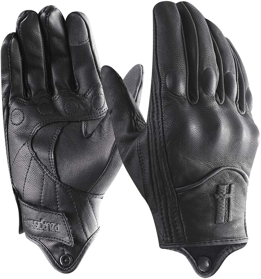 Mens Touchscreen Full Finger Motorcycle Riding Gloves GM028