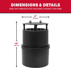 Oasis Ovi-Mini Mosquito Trap 4Pk, Home Outdoor Mosquito Control, Backyard Flying Insect Killer, Glue Board Bug