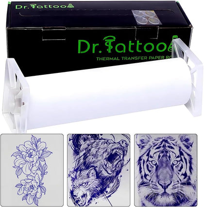 Tattoo Transfer Paper ，Tattoo Thermal Stencil Paper for Tattoo Transfer Kit Tattoo Supplies，Tattoo Stencil Paper- 100