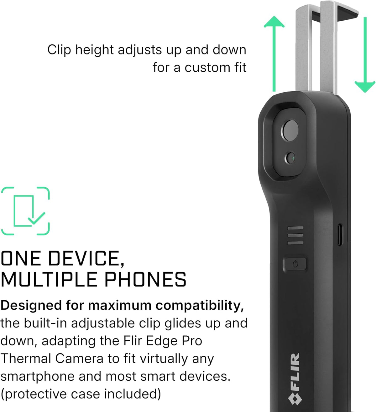 Flir Edge Pro Wireless Thermal Imaging Camera, iOS/Android, 480x360