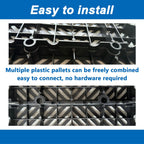 Plastic Pallets, Lightweight Moisture-Proof Waterproof Floor Pallet, Breathable Grid Ventilation Storage Pad