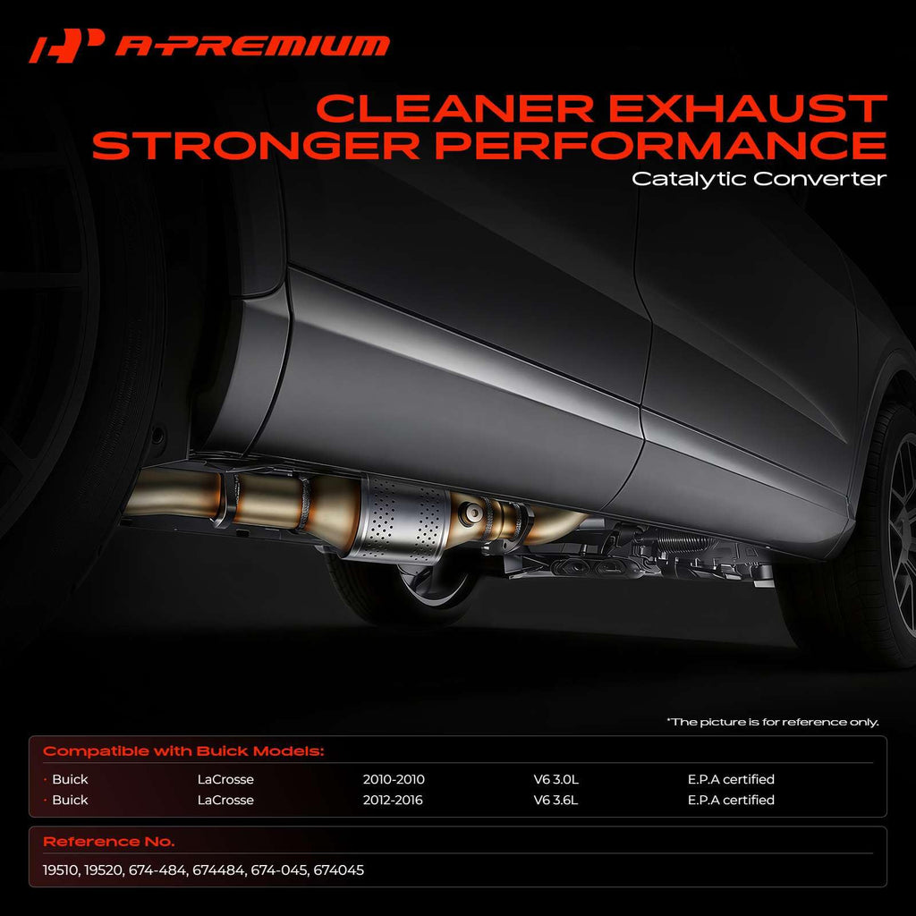 A-Premium 2 PCS Front Catalytic Converter Kit, E.P.A Compliant