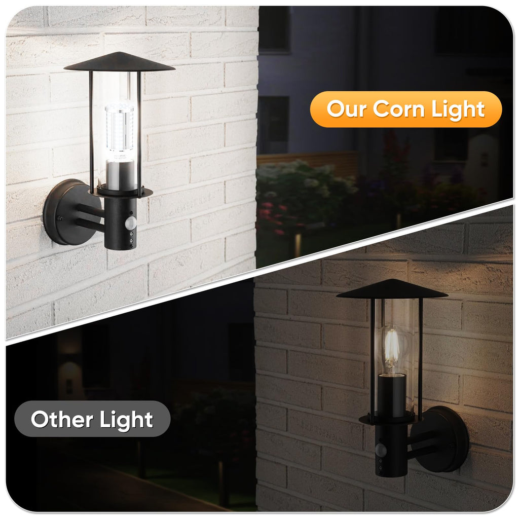 60W LED Corn Light Bulb(6 Pack),(600 Watt Equivalent) Fanless E26/E39 Medium/Large Mogul Base LED Cob Lamp 5000K