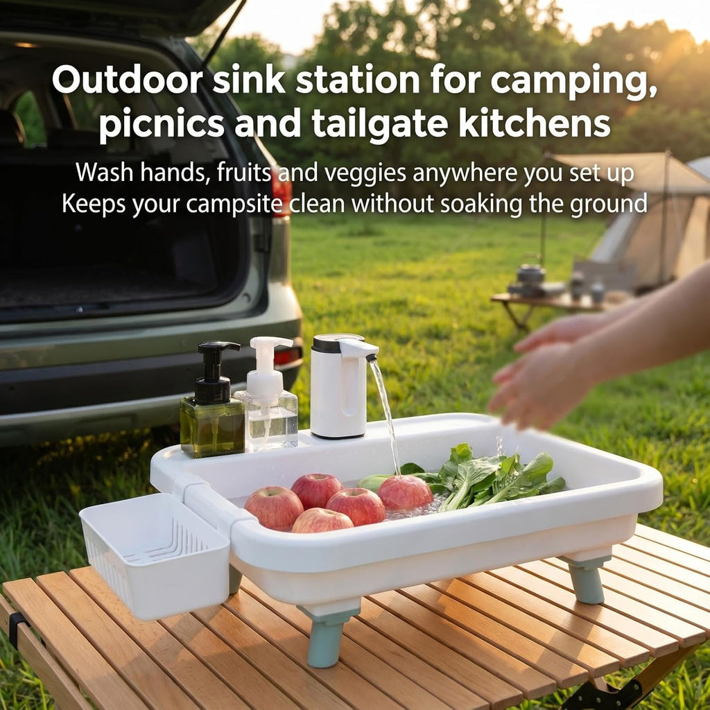 Portable Sink Hand Wash Station,Camping Sink