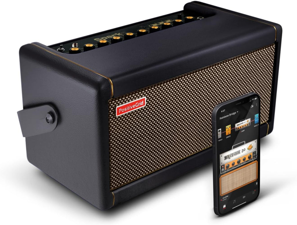Spark 40-Watt Combo Practice Guitar Amplifier Electric Bass and Acoustic Guitar Amp with Spark Mobile App | 100k+