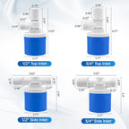 3/4" Side Top Inlet Water Float Valve, 2 Pack Water Trough Float Valve Water Level Control Float Valve for Water Tank, Automatic Water Shut Off Valve Pool Auto Fill for Livestock Pond Aquarium