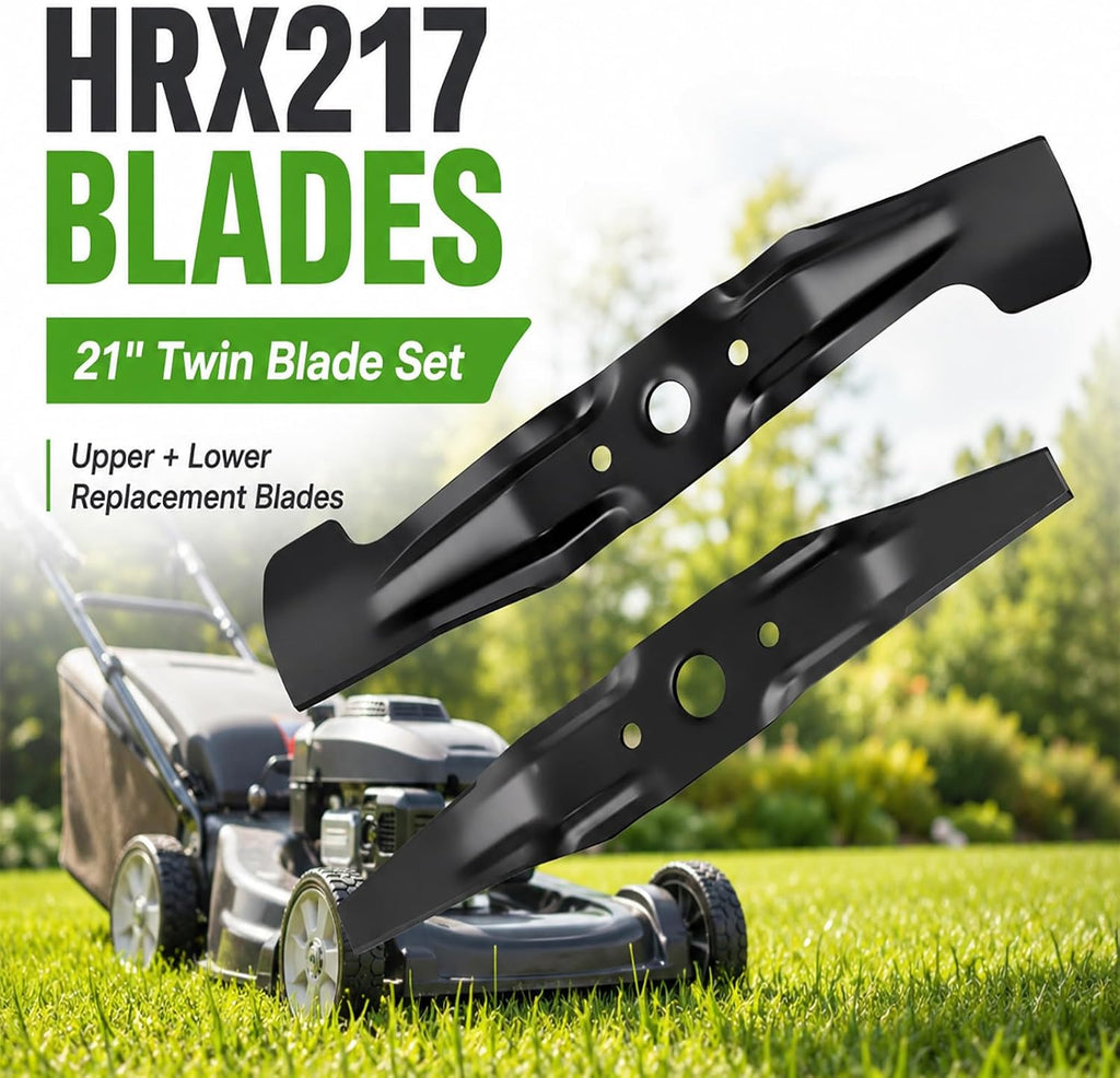 HRX217 Lawn Mower Blade Set Compatible with HRX217K1-K4 Mowers
