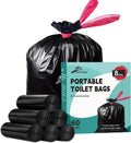 Portable Toilet Bags, Leak-Proof Waste Bags for Camping & Hiking