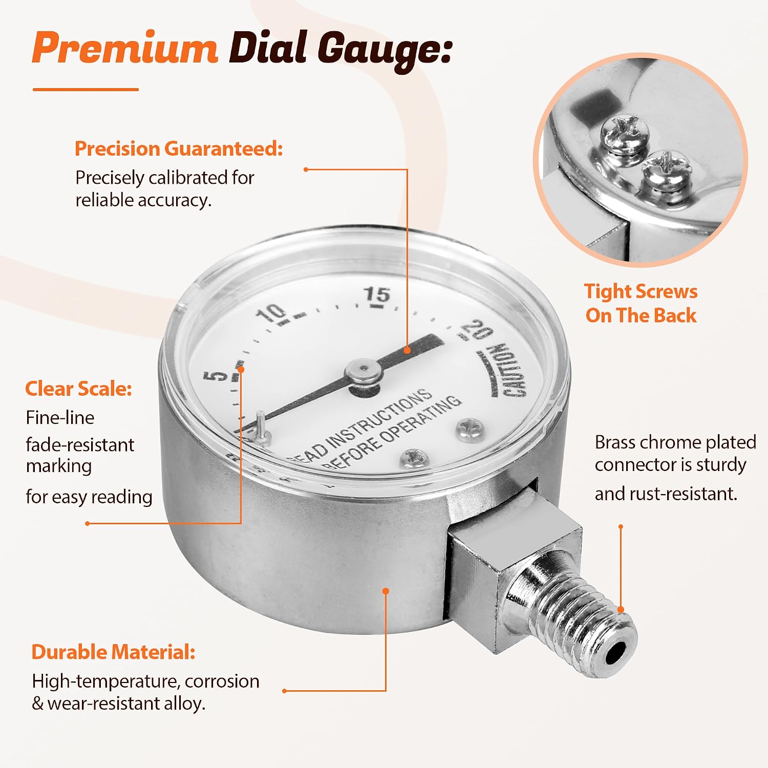 85772 Pressure Canner Steam Gauge for Presto Pressure Cooker