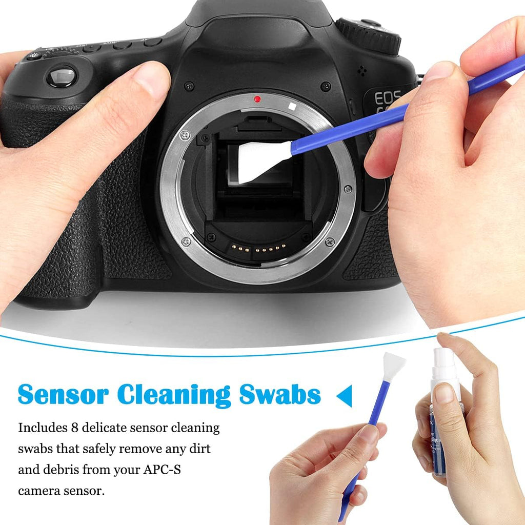 Professional Camera Cleaning Kit(32 pcs), Including Air Blower/Cleaning Pen/Cleaning Spray/Cleaning Cloth/Lens Brush