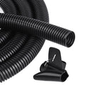 CrocSee 25FT - 1/2 Inch Split Wire Loom with Installation Tool - Black